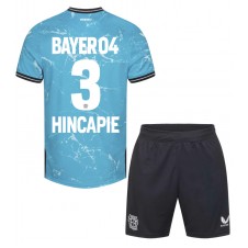 Bayer Leverkusen Piero Hincapie #3 Tredjedraktsett Barn 2023-24 Kortermet (+ korte bukser)